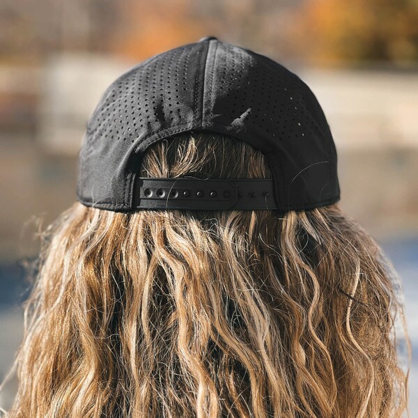 Branded Bills I-State Black Tonal White Rope Hat